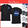 Футболка мужская хлопковая с коротким рукавом и винтажным логотипом НАСА в стиле ретро для повседневной носки