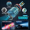 Светодиодные лампы H7 Canbus 1:1 Мини-размер Автомобильная фара с вентилятором 25000 лм Суперяркая Турбо-фара 6000K Автомобильная лампа