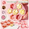 Cartoon Cat Paw Silicone Cake Mold - Food Grade, Creative Mooncake & Jelly Tray