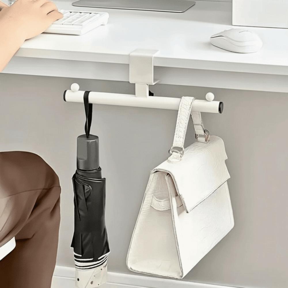 Carbon Steel Backpack Holder Rounded Corner Multipurpose Hook New Desk Hook Office Supplies