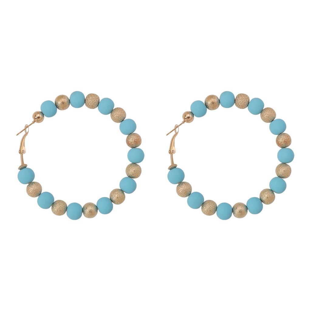 Модные серьги из разноцветных глиняных бусин, сладкие серьги цвета конфет CCB