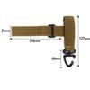 Triangle Quick Release Gloves Hook Adjustable Webbing Gloves Hook Camping Carabiner  Glove Storage