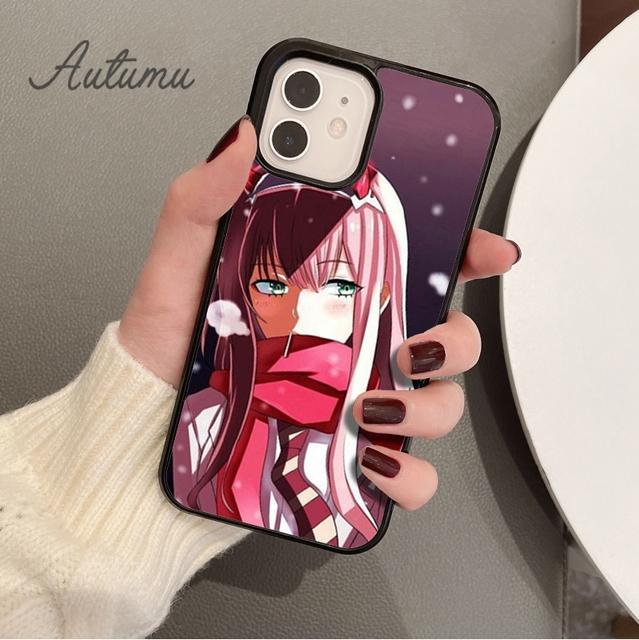 Чехол для телефона «Дорогая во Фране», аниме «Ноль два», чехол для iPhone 11, 12, 13, 14 Pro Max mini XR XS SE 2020, 6, 7, 8 Plus, Galaxy S21 S22