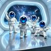 Украшение-фигурка астронавта для гостиной или детской комнаты - Рождественский подарок, декор, космонавт