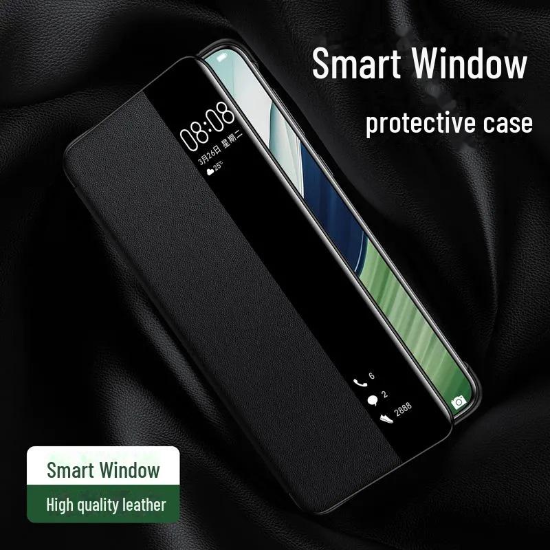 Рекомендуемый магнитный откидной чехол для Huawei Mate60 Pro; кожаный чехол «все включено» для сна.