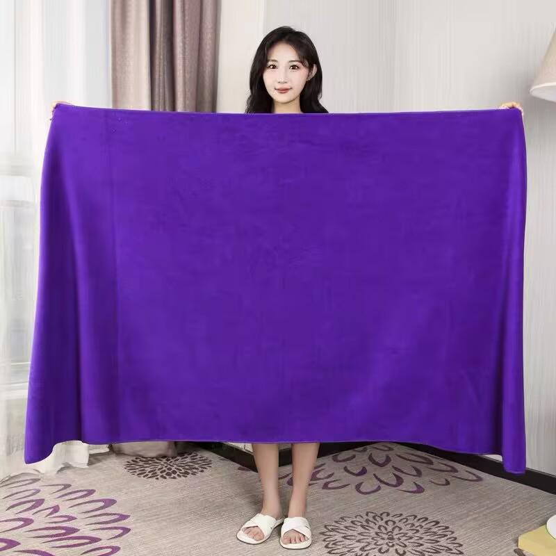 Enhanced Beauty Salon Four-Season Absorbent Bath Towel - Thick, Soft, Wrap-Around Design