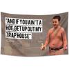 Gibby Fun Meme Tapestry iCarly Nostalgic Cartoon Polyester Fiber Bedroom Trendy Funny Wall Decoration Cloth