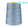 402 High-Speed Polyester Sewing Thread, 8000 Yards, Black & White for Industrial Sewing Machines