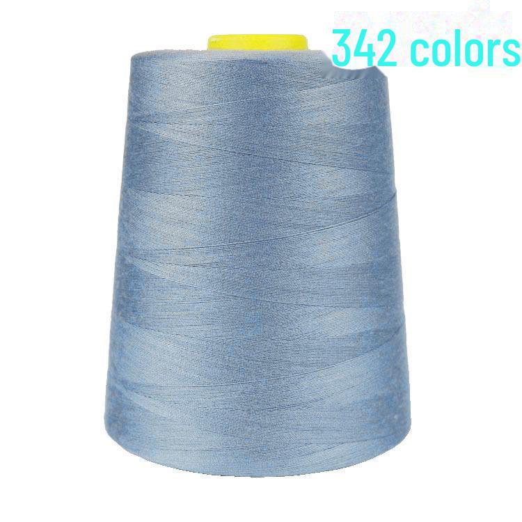 402 High-Speed Polyester Sewing Thread, 8000 Yards, Black & White for Industrial Sewing Machines