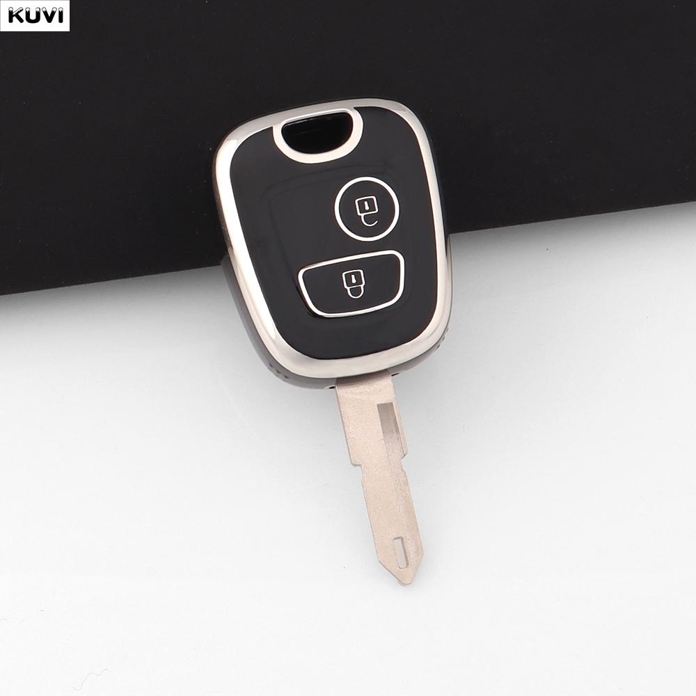 Модный чехол-брелок из ТПУ для смарт-ключа автомобиля Peugeot 107 206 207 307, Citroen C1 C2 C3 C4, Toyota Aygo, Защищенный брелок