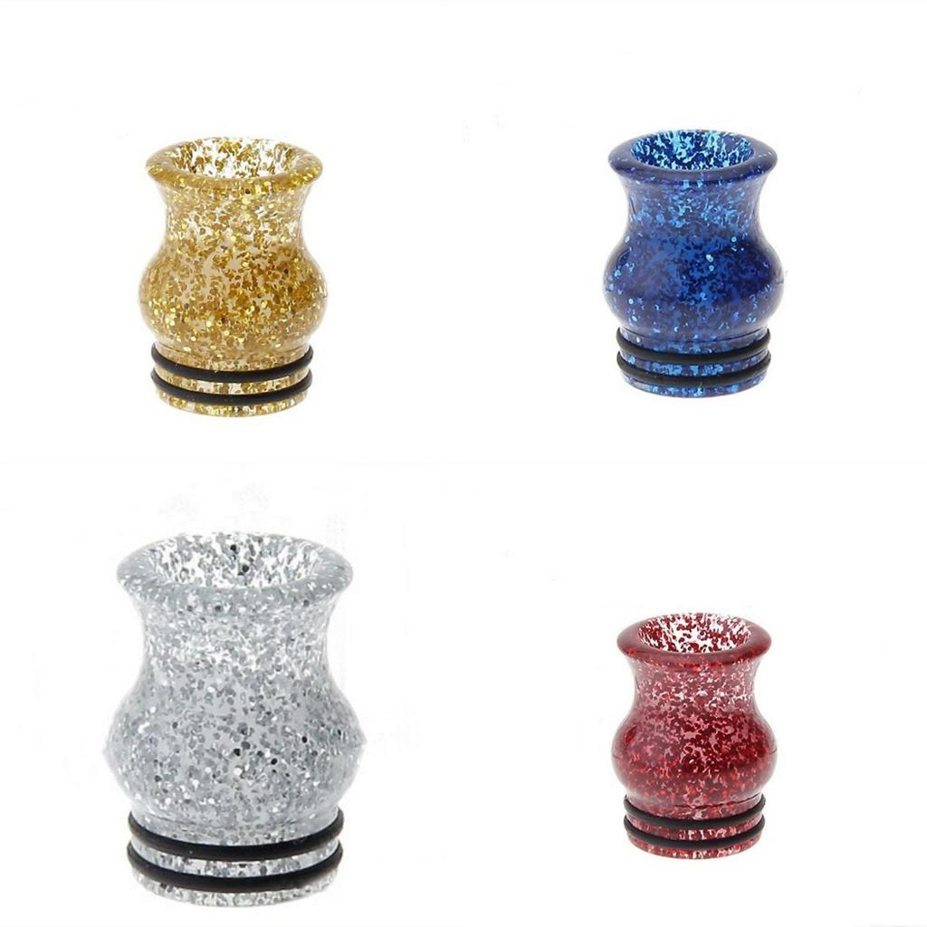 Роскошный дрип-тип из богемского стекла с цветным высокоборосиликатным материалом