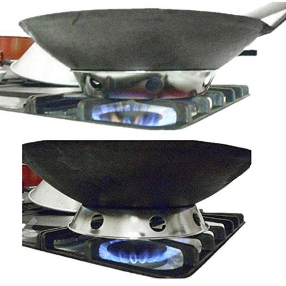 Подставка для кастрюль Wok Ring из нержавеющей стали, круглая кухонная подставка для кастрюль с возможностью изменения размера