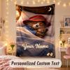 Custom Personalized Tapestry,Paddington Print Custom Name Text Wall Art Hanging for Bedroom