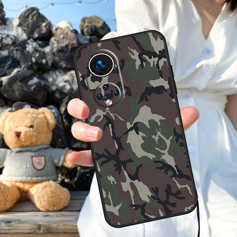 Military Army Camouflage Case For Honor X9b X8b X8 X9 X6a X7a X8a X9a Honor Magic 6 5 Pro 50 70 90 Lite Back Cover