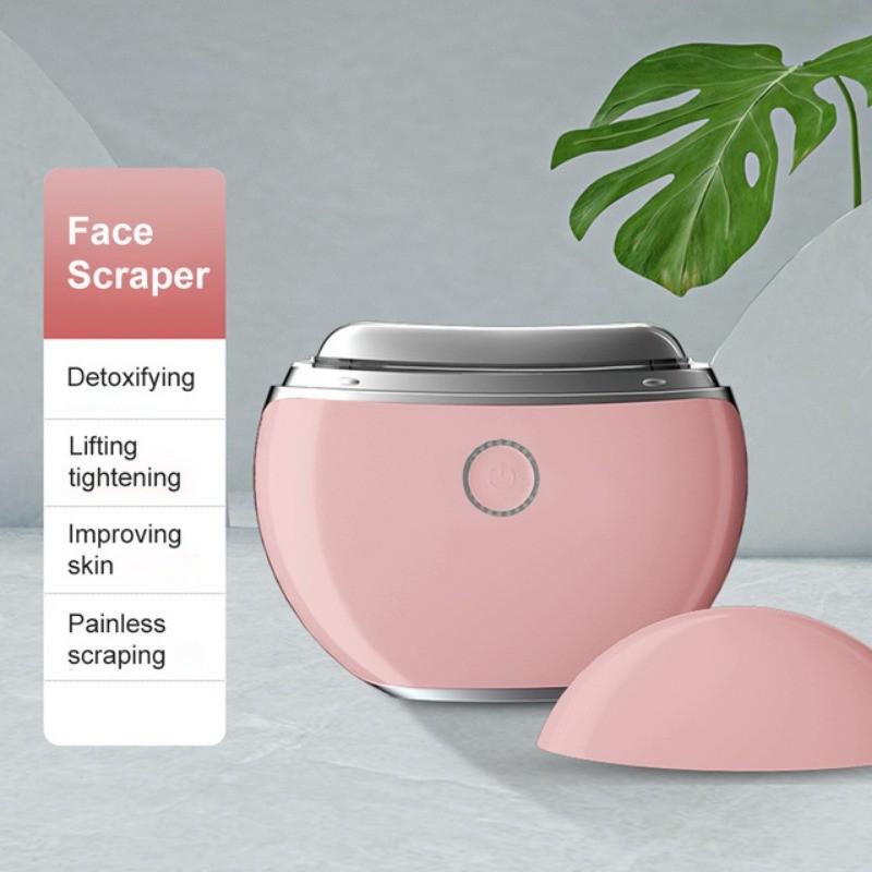 Small Portable Electric Gua Sha Scrapping Board Body Face Massage Beauty Instrument Facial Microcurrent Massager