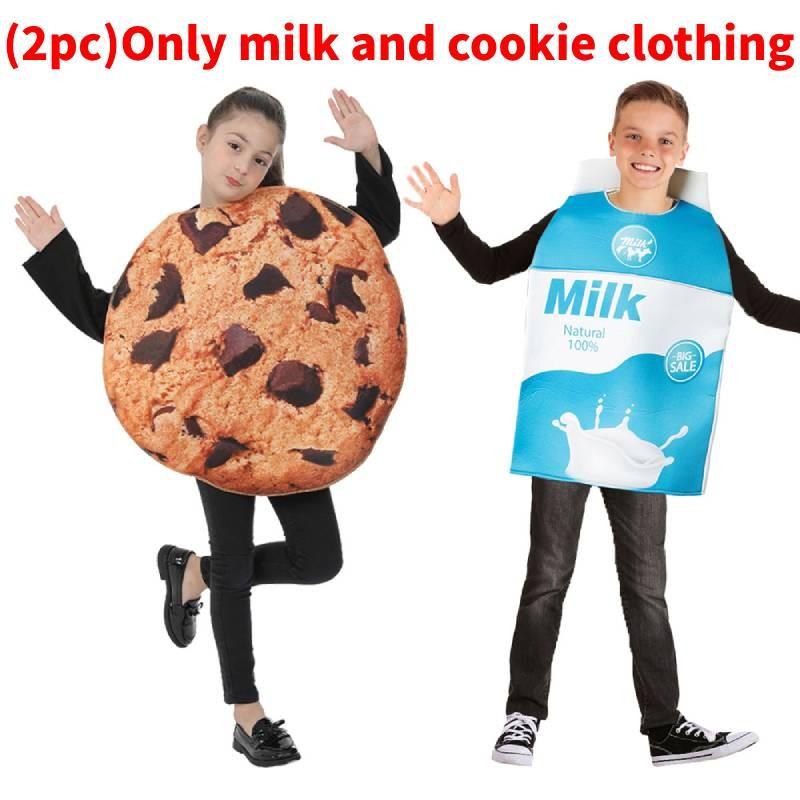 Unisex Halloween Costume Milk Cookie Pair For Stage Performance And Party Events