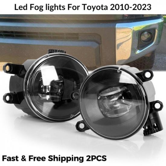 Пара светодиодных противотуманных фар для Toyota Tacoma 4Runner Tundra RAV4 2010- Фара для вождения