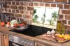 СТЕКЛЯННАЯ ЗАЩИТНАЯ ПАНЕЛЬ ДЛЯ КУХНИ 2x35x52 ПАЛЬМЫ