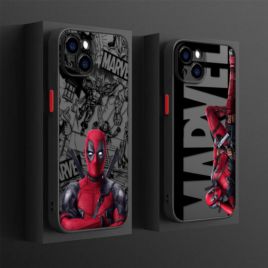 Чехол Marvel Deadpool для iPhone 17 Pro Max 14 16 Plus XS XR 11 7 8 SE 13 Mini 15 12 Air 17e Задняя крышка телефона