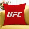 Подушка квадратная с логотипом UFC Combat   Разные размеры   Для автомобиля, дома, спальни