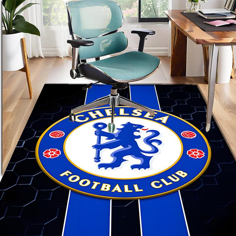 football club.C Pattern Rug, Indoor/Outdoor Mat, for Picnic, Gameroom, Bedroom, Office, Living Room, Home Decor Carpet, Birthday Gift