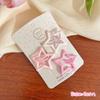 3Pcs/Set Hairpins For Women Girls Star Bb Hair Clips Pin Mini Korean Style Frosted Pink Color Snap Ornaments Accessories