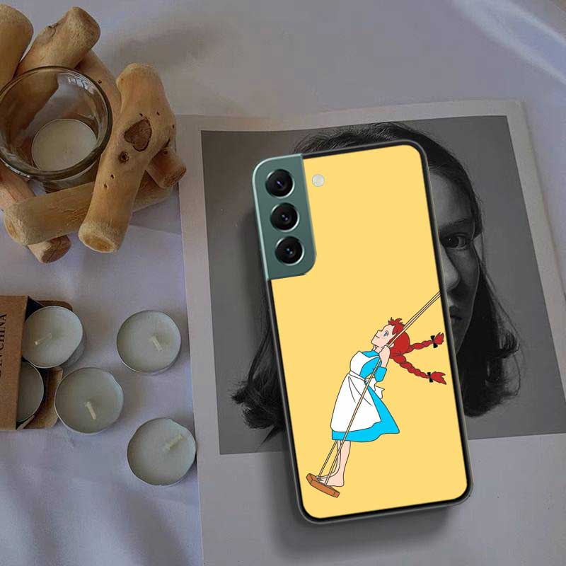A-Анна из Зеленых Крыш Анна Ширли Чехол для Телефона Для Samsung S25 Edge S24 FE Galaxy S22 Ultra S21 Plus S20 S23 S10 Plus Чехол Сили