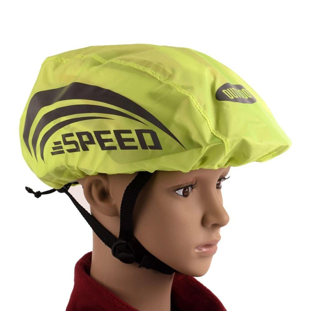 With Reflective Strip Bicycle Helmet Waterproof Cover Cycling Helmet Rain Cover