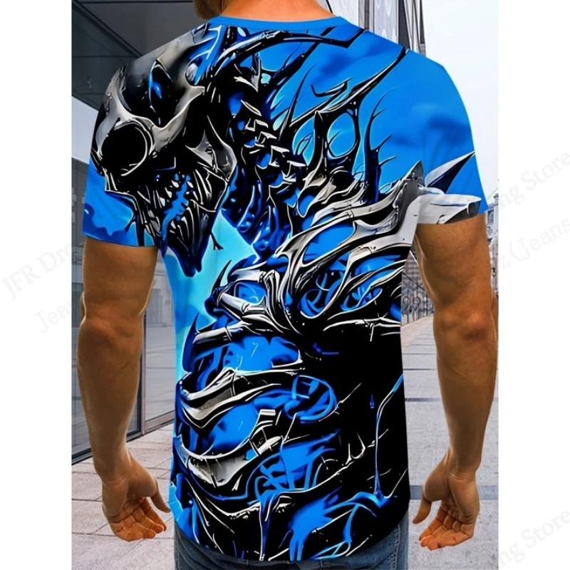 Винтажная футболка с черепом на Хэллоуин, футболка с 3D-принтом Джейсона Вурхиза, мужская и женская модная повседневная футболка с коротким рукавом, топы, детская одежда, новая