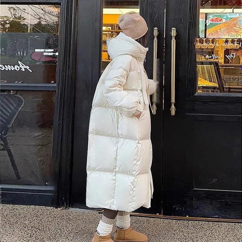 Women Cotton Padded Jacket Korean Lady Fashion Styles Puffer Coat Autumn Winter Female Loose Thicken Warm Long Parkas Clothes