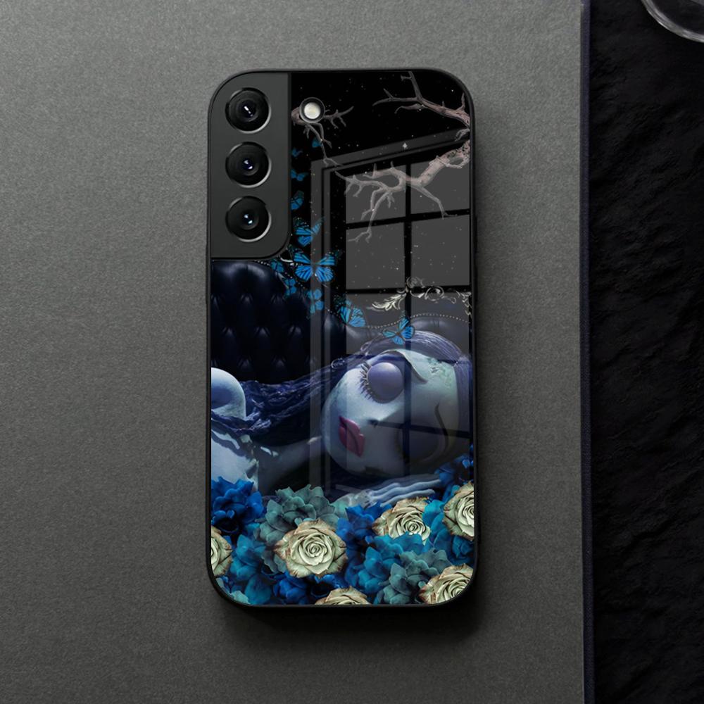 Чехол для телефона 'Труп Невесты' Стекло Для Samsung Galaxy S21 S25 S22 S20 S24 S23 Ultra Fe Plus A16 A34 A54 A24 Coque