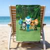 Ultra-Soft Beach Towel with Octonauts Theme,Ideal for Pool - Camping, Diving - Perfect Travel Essential, Vibrant Beach Towel.