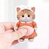 Милый Щенок 3D Надувные Наклейки на Живот DIY Мягкие Сжимаемые Наклейки Котенок Декор Чехла Телефона Детская Игрушка Подарок на День Рождения