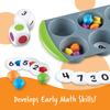 Learning Resources Fingertip Educational Divide and Count Mini Muffins Math Set LER5556, Authentic, 12.70 X 11.50 X 10.20 Inches