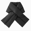 Down Cotton Cross Ring Scarves Windproof Down Cotton Scarf New Thermal Shawl  Women Men