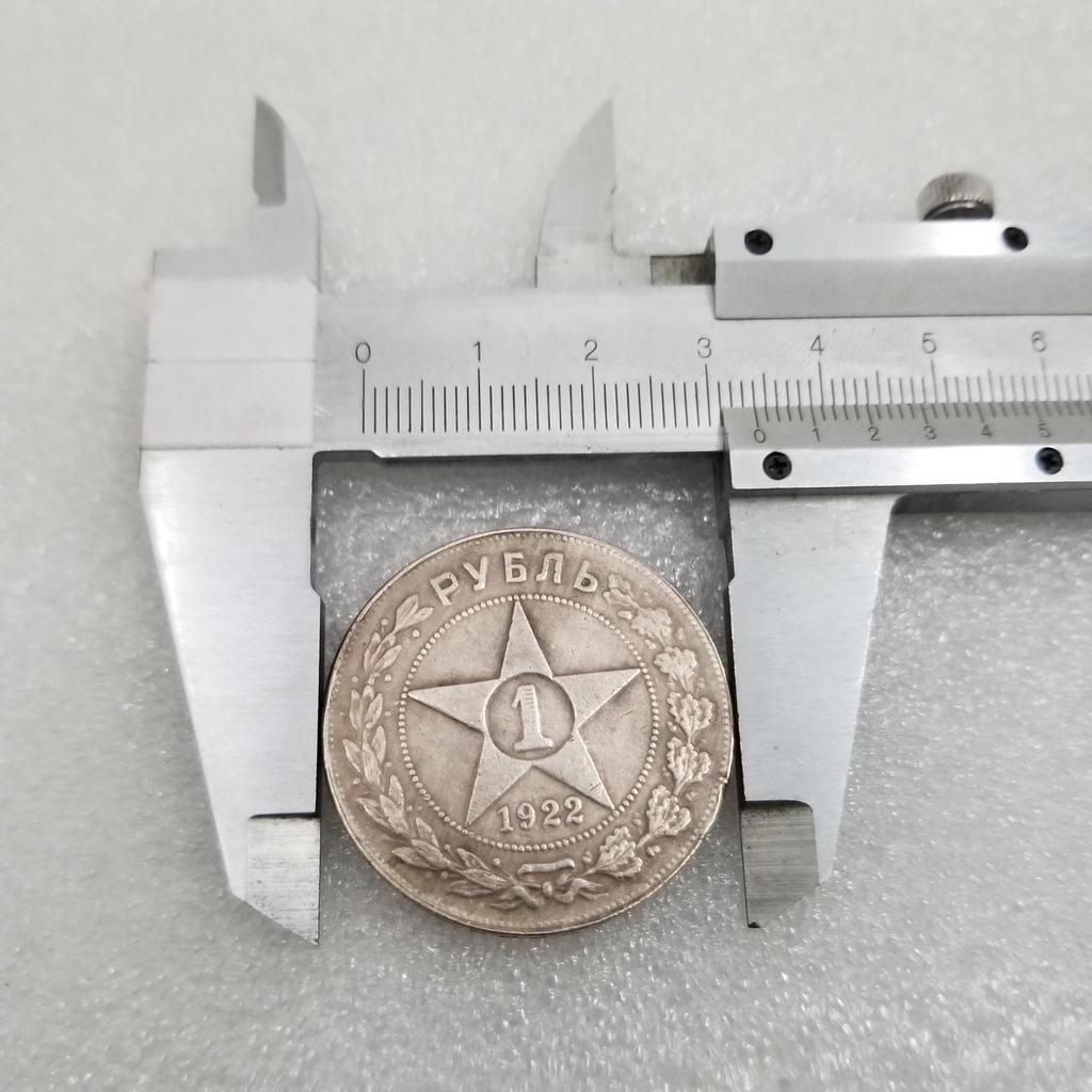 Винтажная монета «Серебряный доллар» 1922 года с латунным покрытием, коллекция #2334