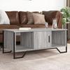 VidaXL Coffee Table Sonoma Grey 100x51x40 Cm Engineered Wood, Side Table, Living Room Table, Side Table, End Table 848492