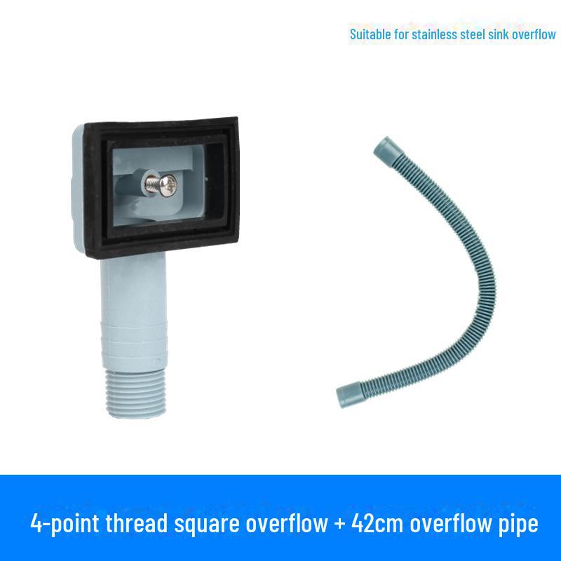 Аксессуар для перелива Square Drain для кухонных и овощных моек