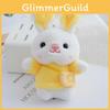Cute Keychain Rabbit Cartoon Plush Key Ring Girls Backpack Pendant Decoration