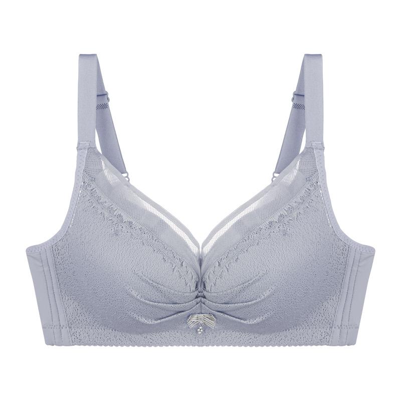 Сбор поддержки без стального кольца Тонкая чашка Нижнее белье Женское кружево Сексуальная дышащая коллекция груди для регулировки типа бюстгальтера для девочек-подростков