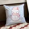 Melting snowman Cushion Cover Reversible Soft Durable Pillow Cover Home  Car MultiScene Use for Daily Comfort