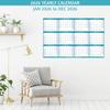 2026 Dry Erase Calendar – Large Yearly Wall calendar 2026, 38.2'' x 25.2'', 2-Side Reversible Calendar 2026, Vertical/Horizontal, Jan 2026 – Dec