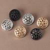 Hollow Flower Metal Coat Buttons - Fashion Boutique Collection