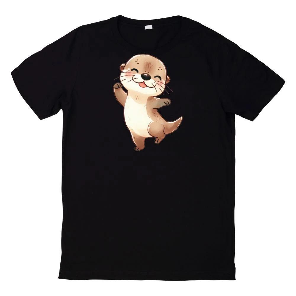 T-Shirt Niedliches Kawaii Otter Motiv