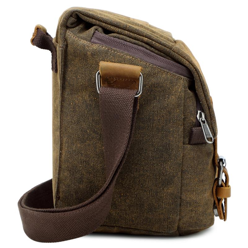 CAREELL C264 винтажная холщовая сумка для фотосъемки через плечо, чехол для переноски зеркальных фотокамер, небольшие дорожные сумки для Nikon Sony