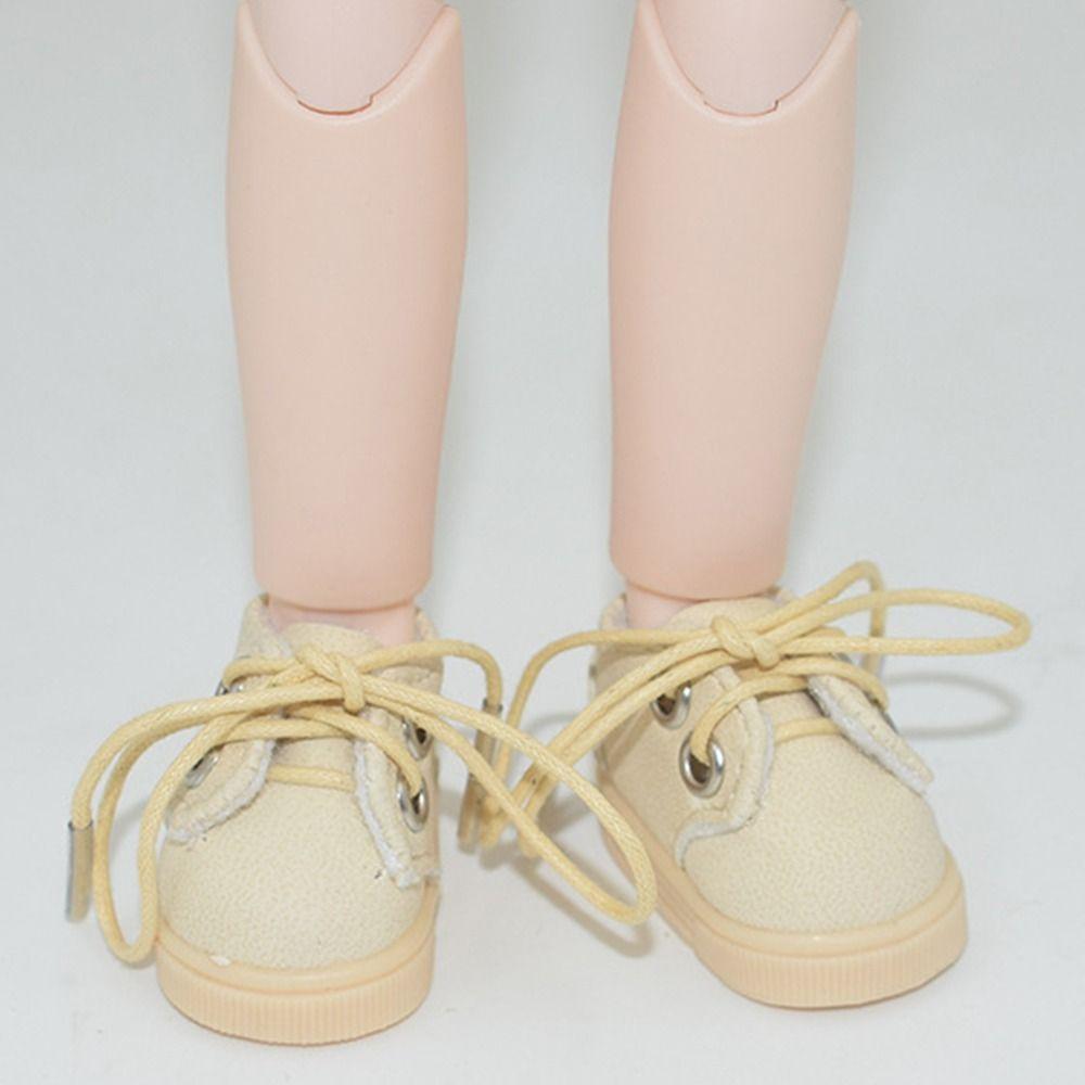 Casual Accessories 1/6 Bjd Doll Shoes Low Bond Leather Shoes 30cm Articulated Doll 15cm Cotton Doll