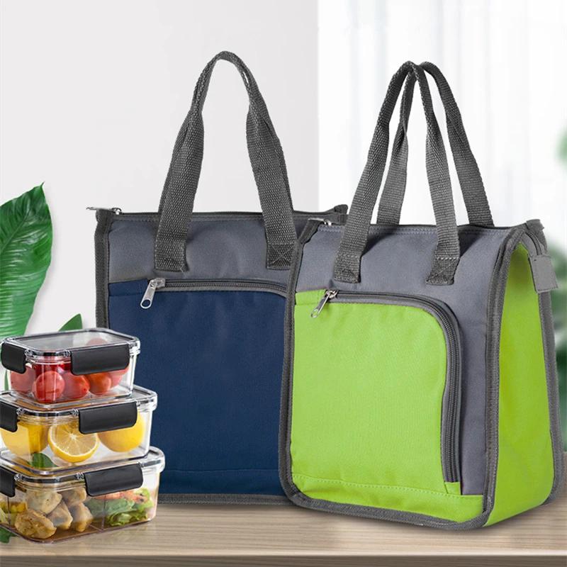 Thicken Insulated Picnic Cooler Bags Large Capacity Women Men Thermal Lunch Bag Eco Portable Fridge Handbags Work Food Pouch