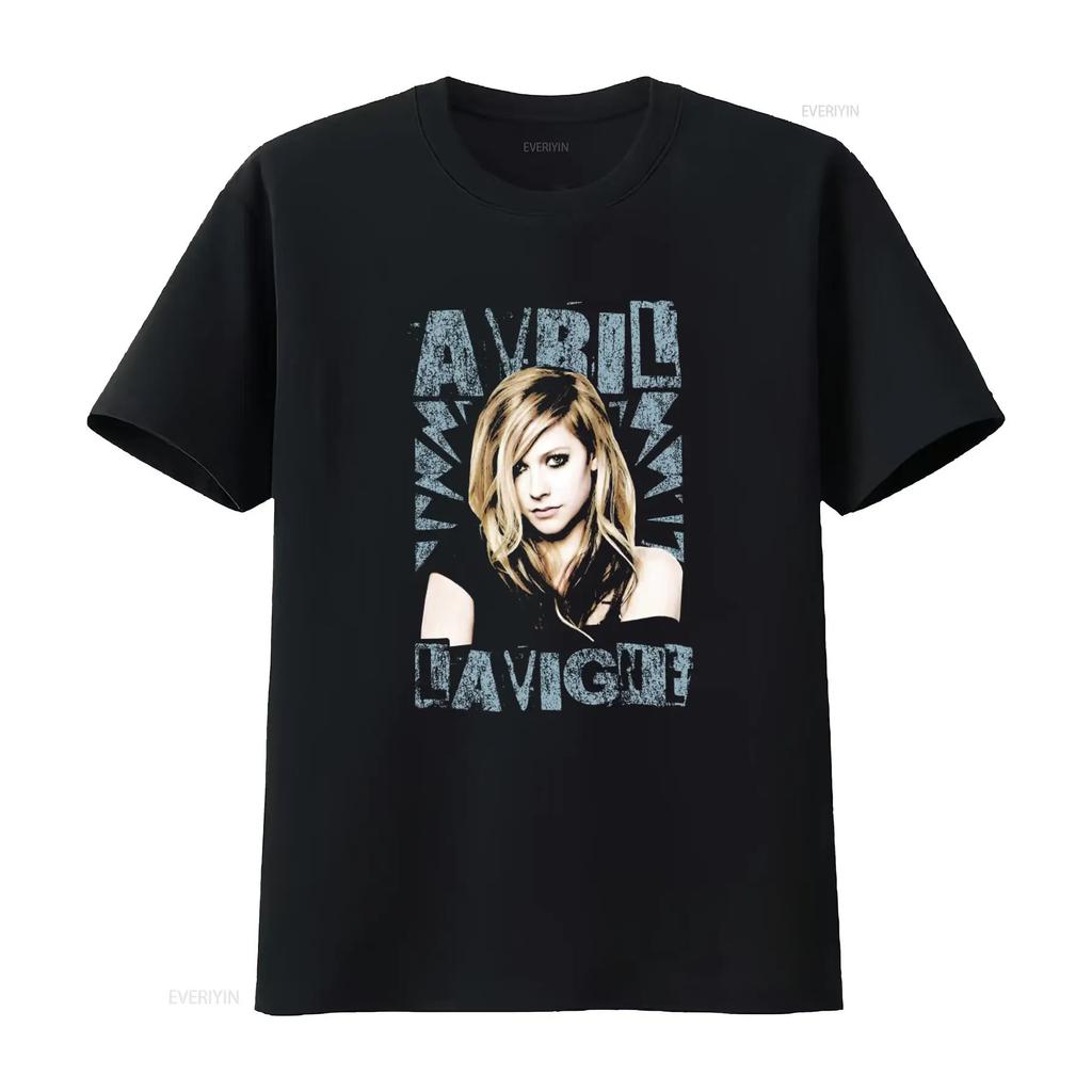 Avril Lavigne T Shirt New HOT Best Thank You vintage designer clothes Breathable streetwear Unisex homme Versatile