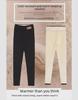 Women's High-Waist Lamb Fleece Leggings - Velvet Thickened, Warm Cotton Pants for Autumn/Winter Outerwear.