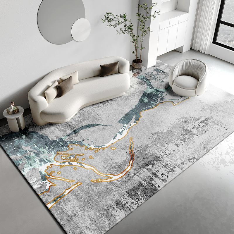 Modern Marble Texture Living Room Decoration Carpet el Large Area Carpets Home Decor Mat Lounge Rug Grey Rugs for Bedroom